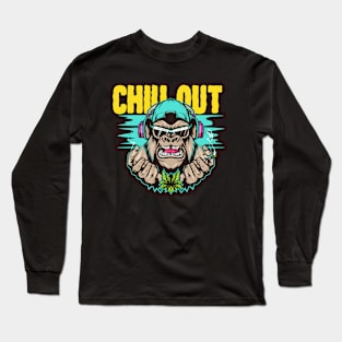 Pop Art: Hip Hop Gorilla Long Sleeve T-Shirt